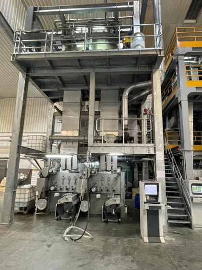 Oerlikon Neumag, BCF Spinning Line, 2018, 3 Positions, 2 Winders, Capacity 5000 kg/day, 160kW