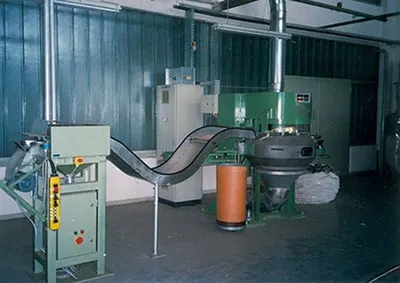 Trutzschler, Cottonizing Line for Flax and Line Fibre, 1995, with Neumag NCM 600 Fibrecutter, 2x DK760 Flat Cards, Luwa Balepress
