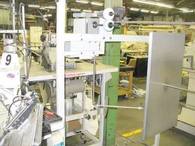 Atlanta Attachment, 1335MF, Ruffler Flanger for Pillow Top, with Air Flotation Table