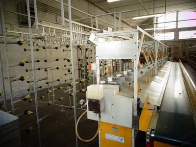 Volkmann, VTS 06, 1994, Double Twisting Frame, 120 Spindles, with Caipo AW1-12T Assembly Winder
