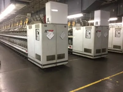 ICBT and Volkmann, Carpet Yarn Twisting Operation, 1987 to 1999, 104 to 144 Positions, 480V