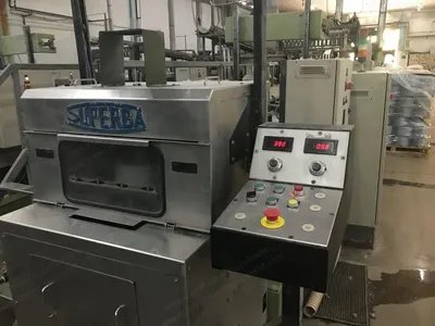 Superba, LV, 2002, Acrylic Carpet Yarn Heat Setting Machine, 48 Heads, 3 Tunnels
