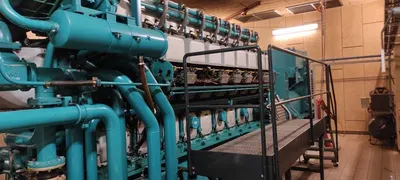 Wartsila, W16V25SG, 1998, 3000 kWel, 1000 rpm, 10500V, 50Hz, Gas CHP Generator