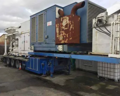 Ibau, IB-D 350, 2001, Mobile Pneumatic Conveying System, 300 tph, Aerzen VM 140 Compressor, Scania Diesel Engine