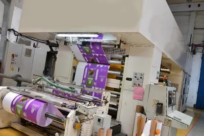 Comiflex, Comiflex-5, 2008, 1500mm Printing Width, 7 Colors (6 CI + 1 Stack), UV Drying