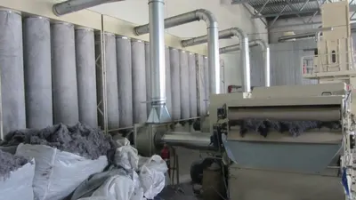 Margasa, Master MCM-1500-DD, 2012, 4-Drum Tearing Line, 1500mm Working Width, with 2 CMT-900 Rotary Cutters