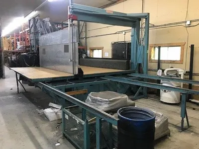 Edge Sweets, H-4, Vertical Foam Saw, 60" Cut Height, 90" Inside Cut, 48" Outside Cut
