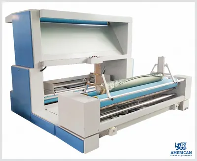 NovaStar, TL120, Fabric Inspection Rolling Machine, Width 2000mm, Max Roll Diameter 900mm, Speed 0-60 m/min