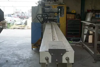 Hosokawa Bepex Hutt, Cereal Energetic Bar Line, 2000 to 2012, Complete Line with Mixer, Extruder, Cooling Tunnels, Enrober, Guillotine and Wrapper