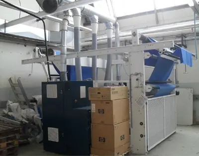 Sucker-Müller-Hacoba, MC-5, 2000, Shearing Machine, Working Width 2200mm, Rolls Width 2400mm