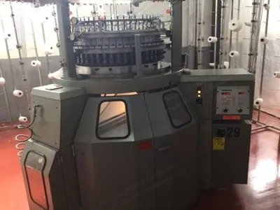 Terrot, S3P 248, Single Jersey Circular Knitting Machine, 30" Diameter, 14 Gauge, 48 Feeds