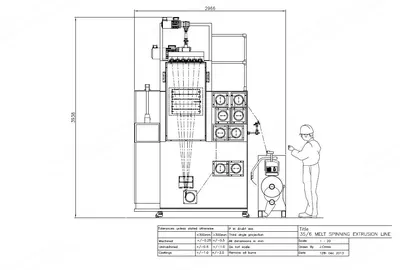 FET, Melt Spinning System, FDY PA66 Multifilament Yarns, 35/6 FDY Continuous Filament Extrusion Line
