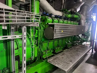 Jenbacher, J616 GS C12, 2010, 2048 kW, 2700 kVA, Complete Cogeneration Plant