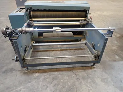 Rosenthal, WAS-4-UBZT2EV, 48 inch Working Width Sheeter, 4 Razor Slitters, Heavy Duty Unwind
