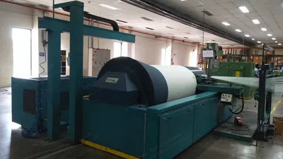 Benninger, Supertronic, 1996, 2200mm Width, 1000mm Beam Flange Diameter, H-Type Creel, 672 Working Reeds