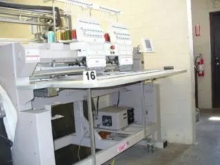SWF, UK 1502-45, Embroidery Machine, 2 Heads, 15 Needles