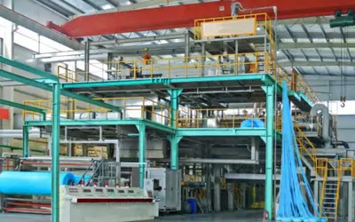 NovaStar, NN495, 1600mm to 32000mm Width, 9 to 80g/m2, Spunmelt Composite Non-Woven Fabric Production Line