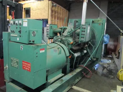 Basler, KR7FF, 580 kW Diesel Generator, Detroit V-16 Engine, 270-480V, 60Hz