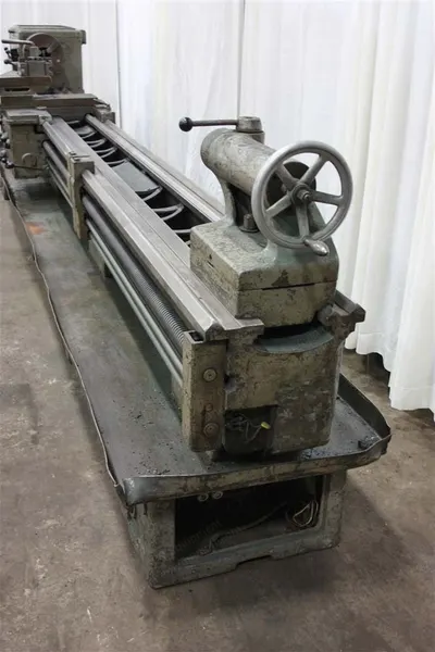 Meuser Engine Lathe, 24" Swing x 168" Centers, 10 HP
