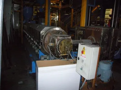 Meccanica Moderna, PP Fiber Production Line, 2006, 750-1100 kg/h, 1.5-4 Denier, 150 m/min