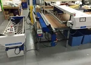 Eastman, Blue Jay, 2011, Automatic Fabric Pull-Cut Cutting System, Requires 72 Inch Table, Powered Cradle, End Cutter, Spreader