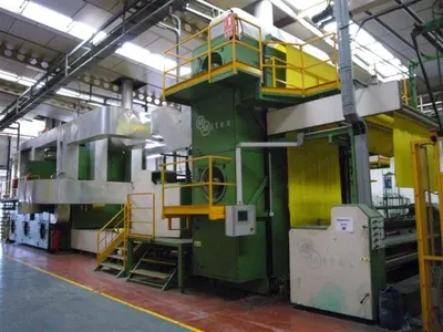 Mitex, Printing Line for Nonwoven Fabrics, 2000, 2500mm Width, Rotative System, 2 Printing Heads