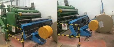 Bruderhaus, Rewinder, 2200mm Working Width, 900 m/min, Lemu Unwinder