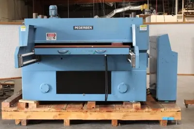 Pedersen, 601M-16, 100-Ton Full Head Die Cutting Press, 1000x1600mm Cutting Area, Single Manual Slide Table