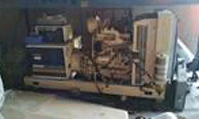 Kohler, 50kW, Open Skid Diesel Generator, John Deere Engine, 600V