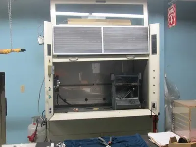 Diano Corp, US Testing, Flammability Testers and Suction Cabinet Lot, with Lab-Line Oven, Brushing Device