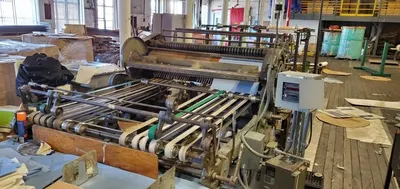 Beck, 55" Sheeter, Tape Delivery, Jogger Table