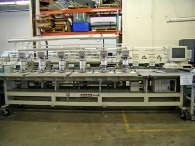 Barudan, 906-YS, 1993, 6 Heads, 7 Needles, 275x320mm Stitching Field
