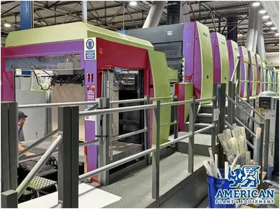 KBA, Rapida 145-6 LTTL, 2014, 1450x1060mm, 6 Colors, 155 Million Impressions