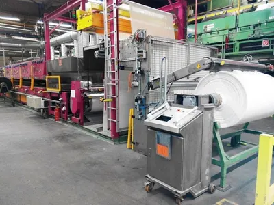 Caratsch Menschick Schaetti Double Dot Coating Line, 2000mm Working Width, Gas Heated, 2010 Modernized