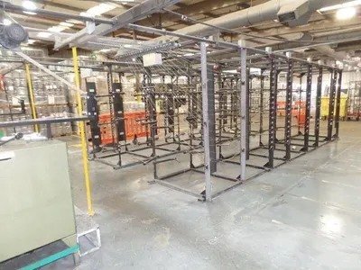 Superba, Belmont, 1995, Continuous Carpet Yarn Heat Setting Line, 24 End, Belmont Winder with Auto Doffing