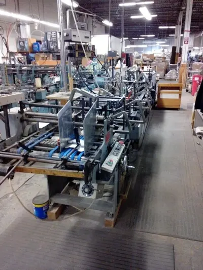 Escomat Folder Gluer, Lock Bottom System, Electronic Counter