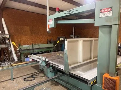Femco Vertical Foam Cutting Machine, 48 inch Cut Height, 3200mm Table Length
