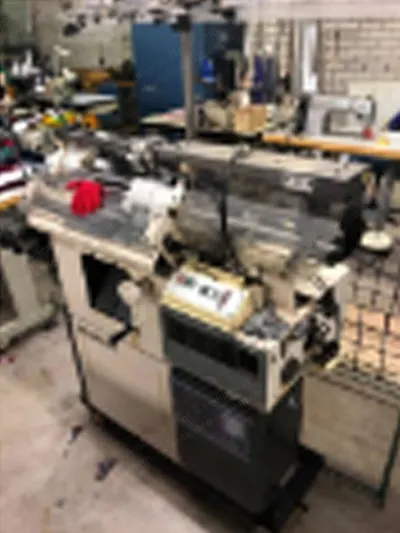 Shimatronic, AT, 1984, 7G Gauge, Children's Glove Machine, 125mm Needle Bed, 4 Feed