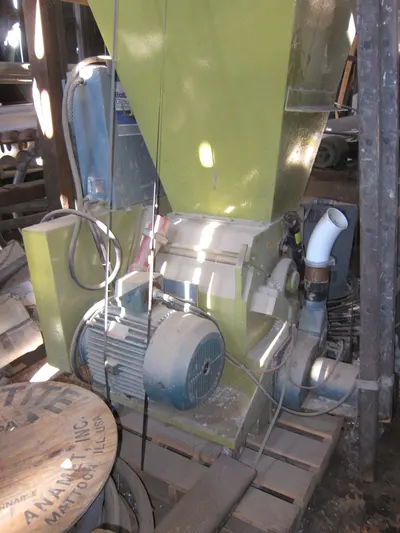 Battenfeld Gloucester, 1420, 1993, 30 HP Plastic Granulator, Open Rotor, 460V