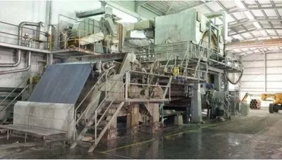 Complete Tissue Mill, Crescent Former, 2.64m Width, 10000mt/Year