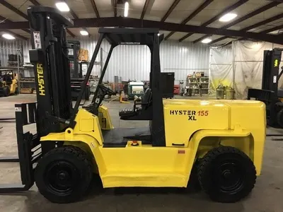 Hyster, H155XL, 1990, 15500 lbs Capacity, Perkins Diesel, 2-Stage Mast