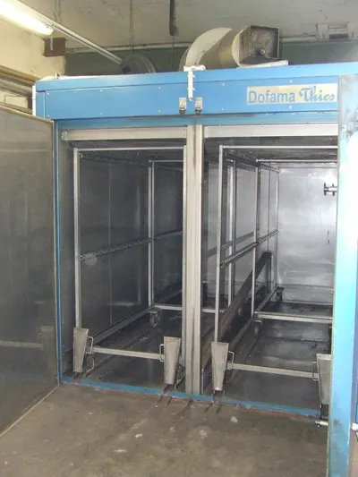Thies Hank Dryer and Loos UL-S Steam Boiler, 2002 to 2007, 400kg Capacity, 2000kg/h Steam