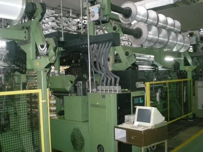 Karl Mayer, RJSC 4 F-NE, 1997, 3300mm Width, Jacquard, E7/14 Fine, with Creel
