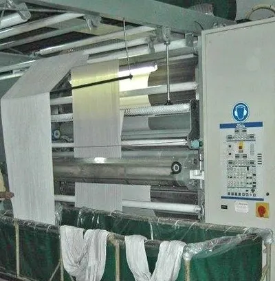 Mario Crosta, MC 20/24 GG, 1992, Double Drum Raising Machine, Width 2400mm, 24+24 Rollers