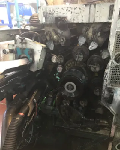 Omso, DM155 Primac Com, 1999, Round Cup Printing Machine, 6 Colors, Corona Pretreatment, Up to 24000 Cups/Hour