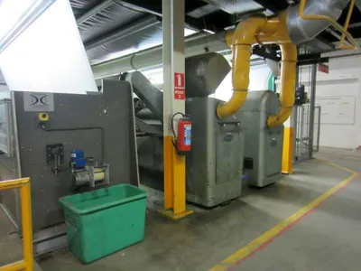 Bruckner, Coating Line, 1980, 5000mm Working Width, Gas Heated, for Carpet Industry