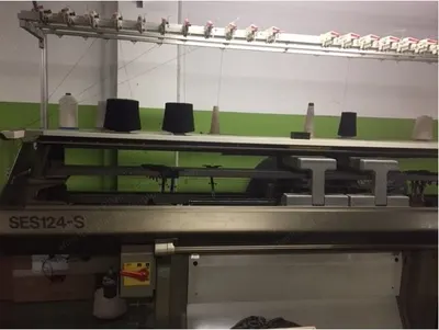 Shima Seiki, SES124S, 1995, Flat Knitting Machine, 1200mm Width, 12 Gauge