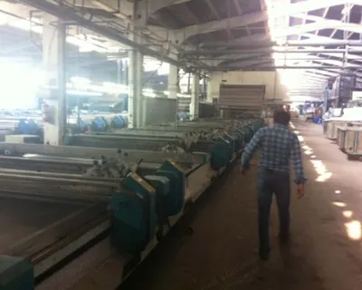 Buser, Hidromag 8, 2004, Flat Bed Printing Machine, Working Width 2400mm, 12 Colors, Natural Gas Heating