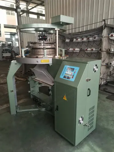 NovaStar, Single Jersey Circular Knitting Machine, 12" x 24G x 36F, Central Stitch Adjustment