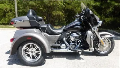Harley-Davidson, Tri Glide Ultra, 2016, 1690cc V-Twin Engine, 6-Speed Manual, 5 Miles